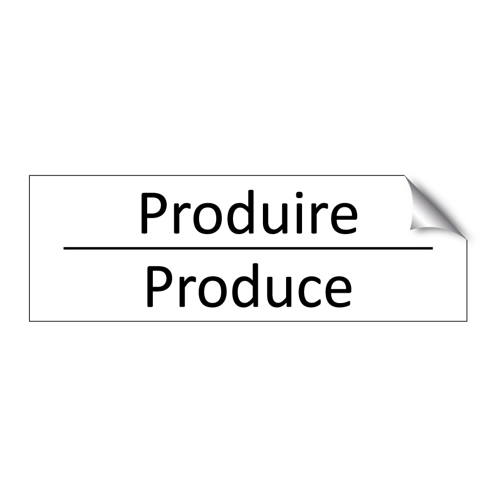 Produire - Produce