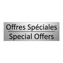 Offres Spéciales - Special Offers