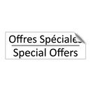 Offres Spéciales - Special Offers