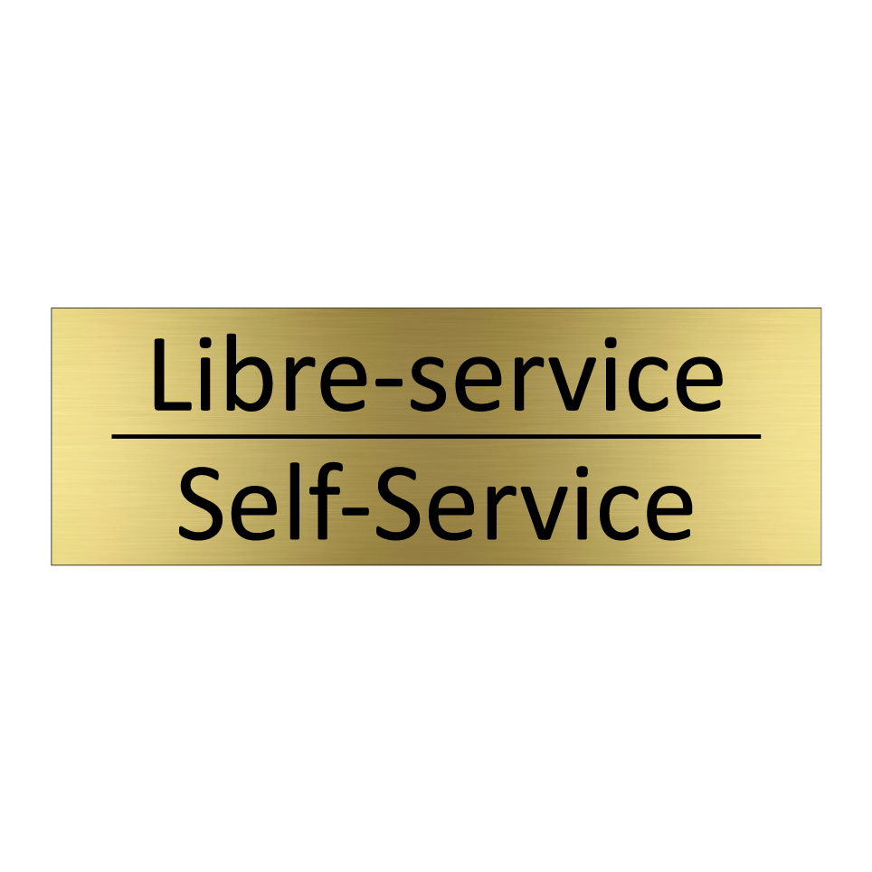 Libre-service - Self-Service