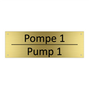 Pompe 1 - Pump 1