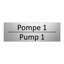 Pompe 1 - Pump 1