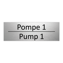 Pompe 1 - Pump 1