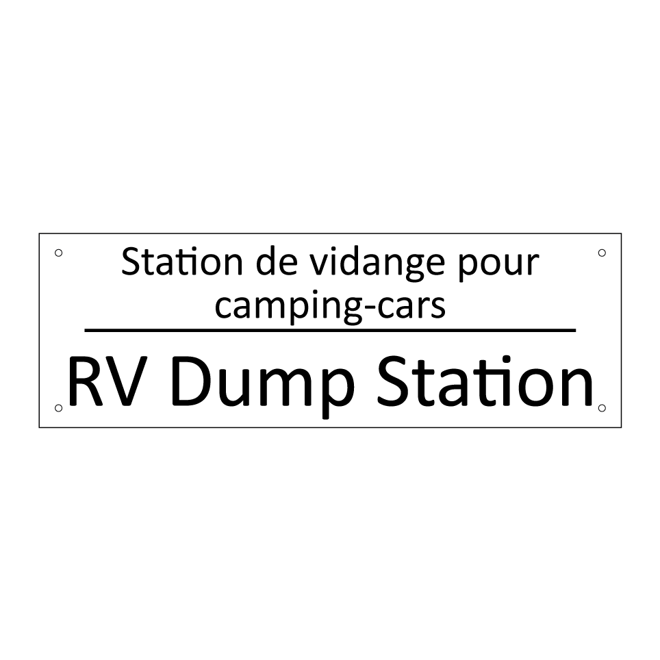 Station de vidange pour camping-cars /.../ - RV Dump Station