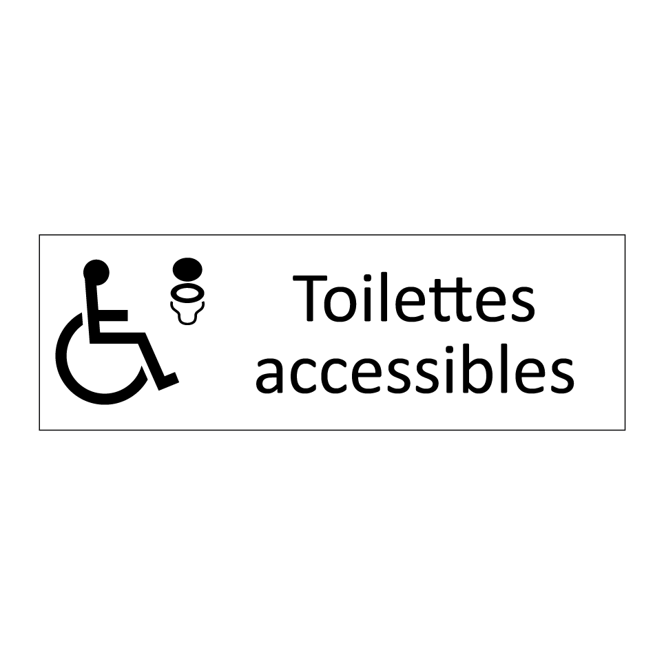 Toilettes accessibles
