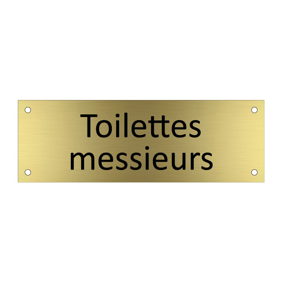 Toilettes messieurs