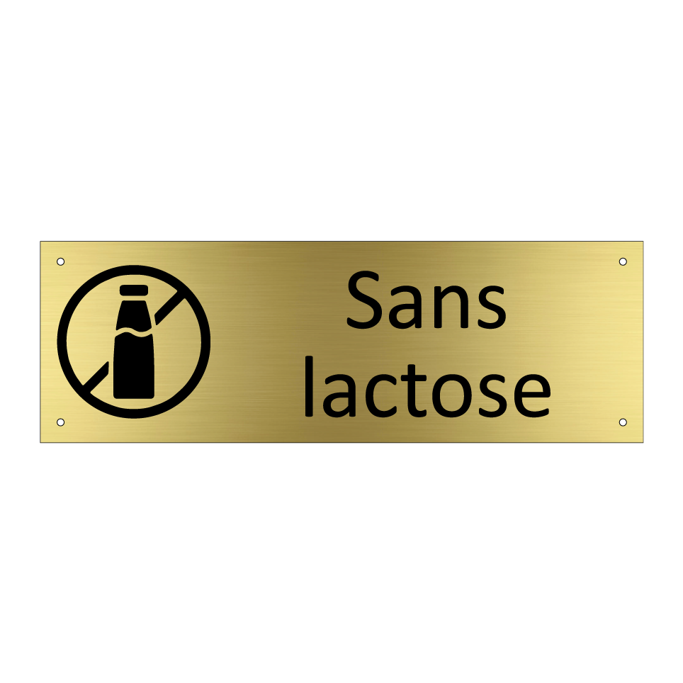 Sans lactose