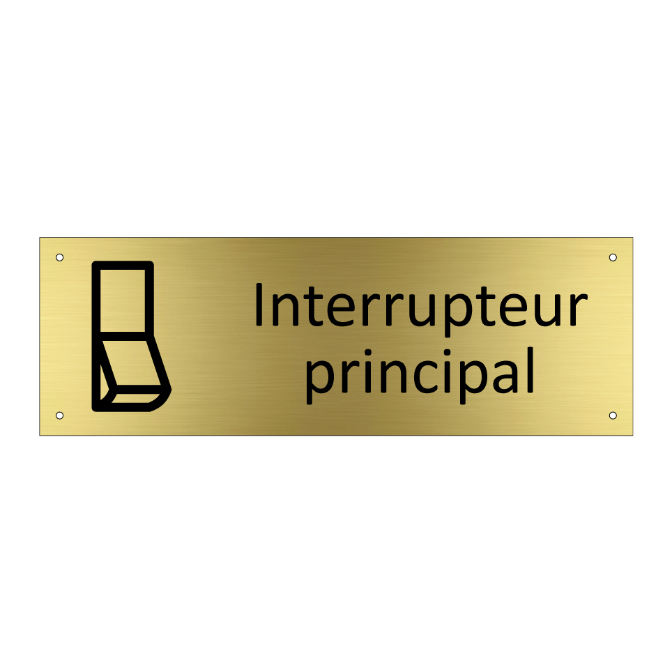 Interrupteur principal