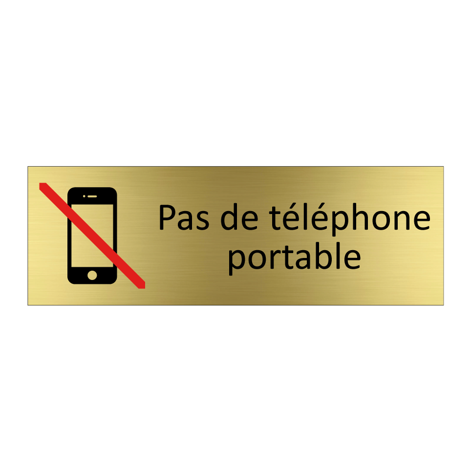 Pas de téléphone portable