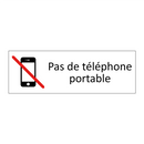 Pas de téléphone portable