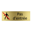 Pas d'entrée