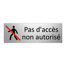 Pas d'accès non autorisé