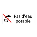 Pas d'eau potable