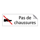Pas de chaussures