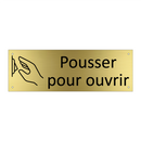 Pousser pour ouvrir