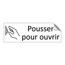 Pousser pour ouvrir