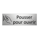 Pousser pour ouvrir