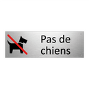 Pas de chiens
