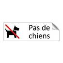Pas de chiens