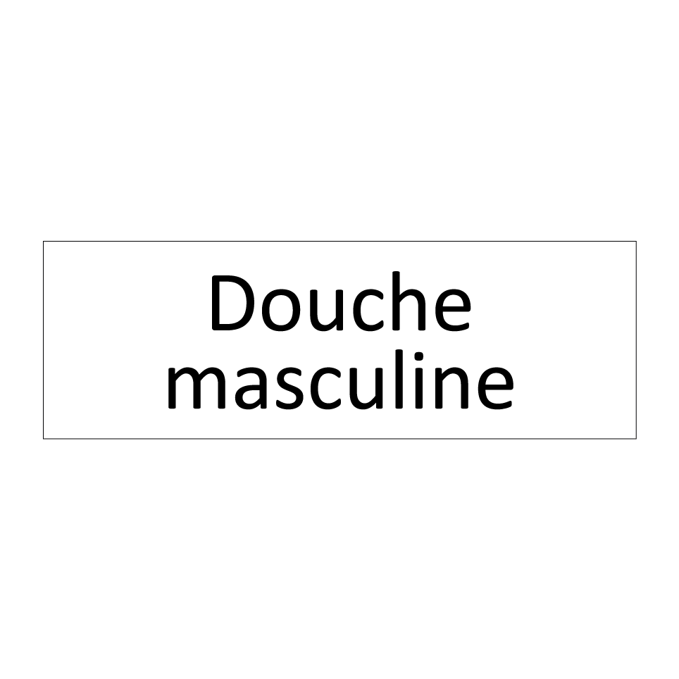 Douche masculine