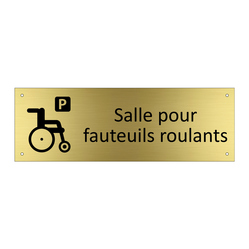 Salle pour fauteuils roulants