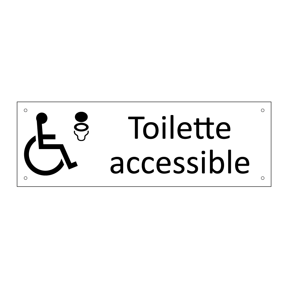 Toilette accessible