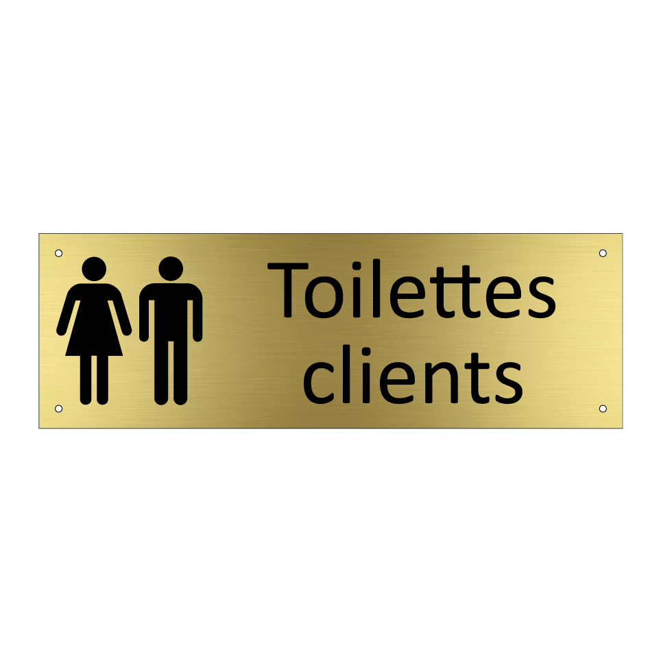 Toilettes clients