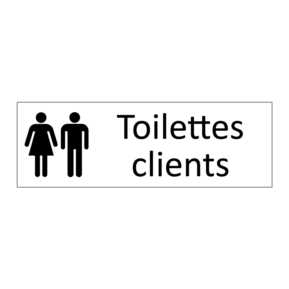 Toilettes clients
