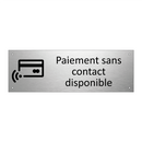 Paiement sans contact disponible