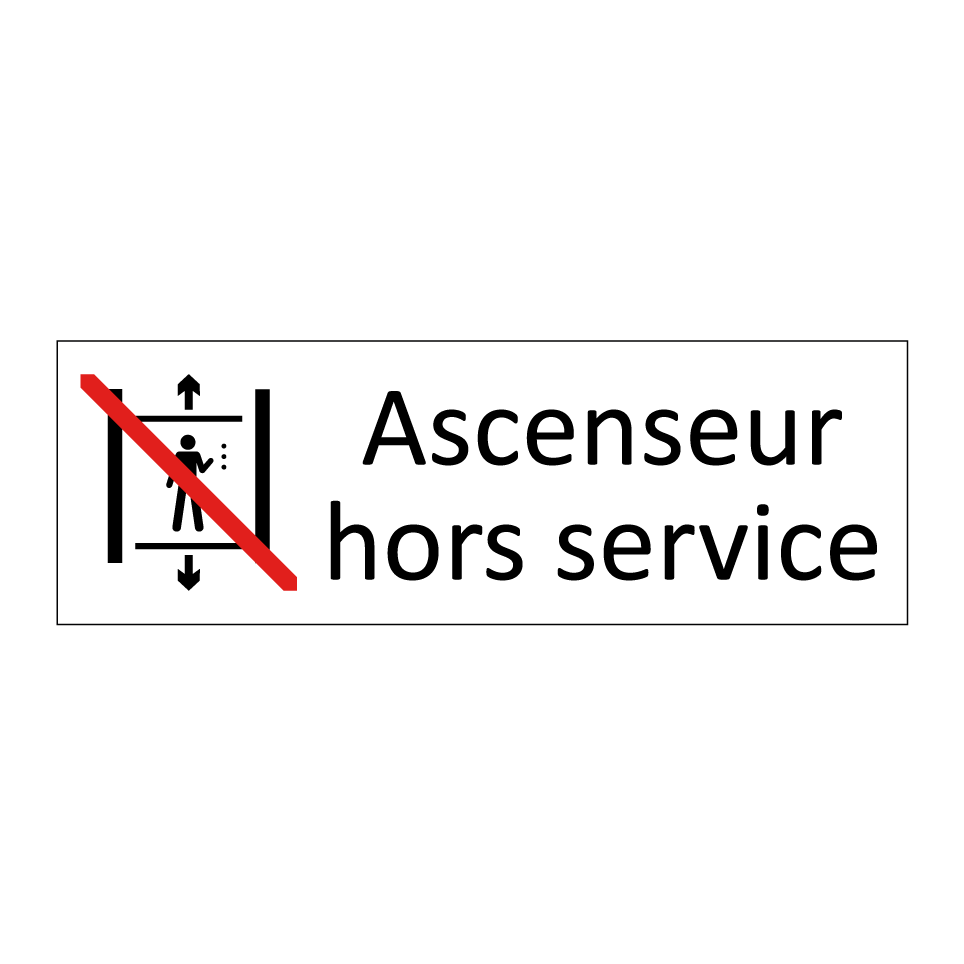 Ascenseur hors service
