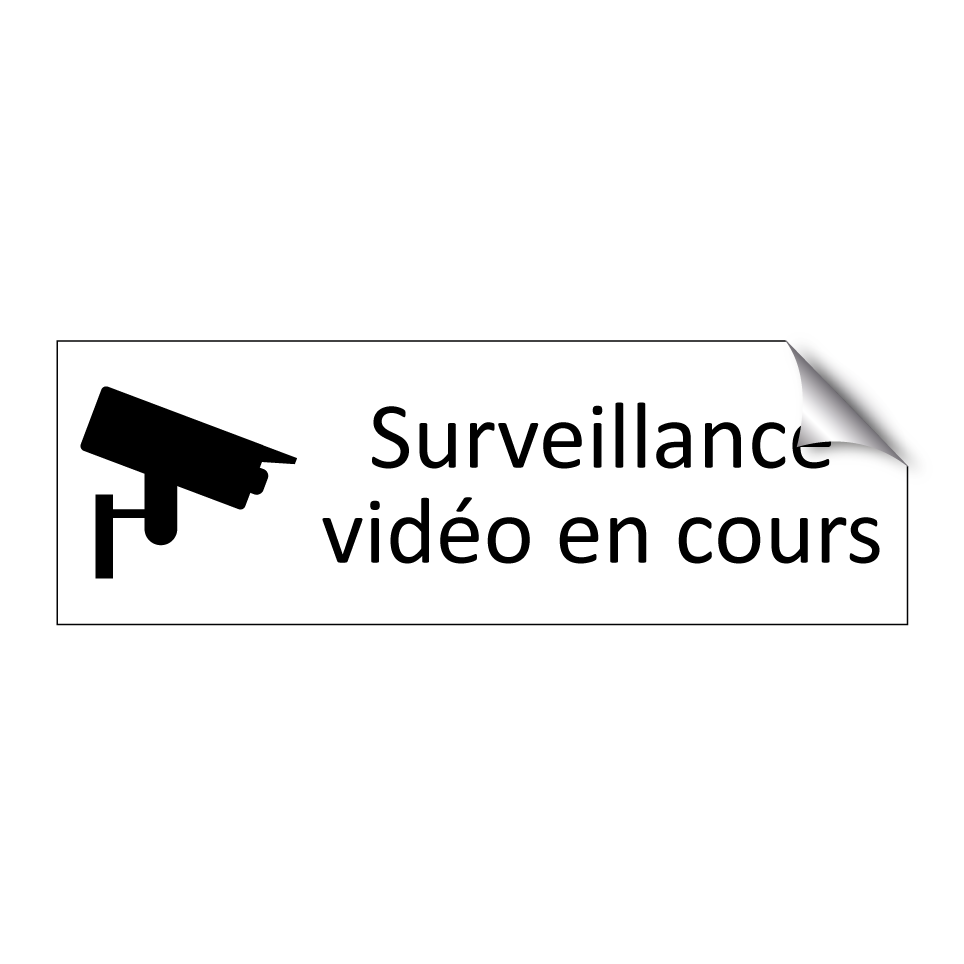 Surveillance vidéo en cours