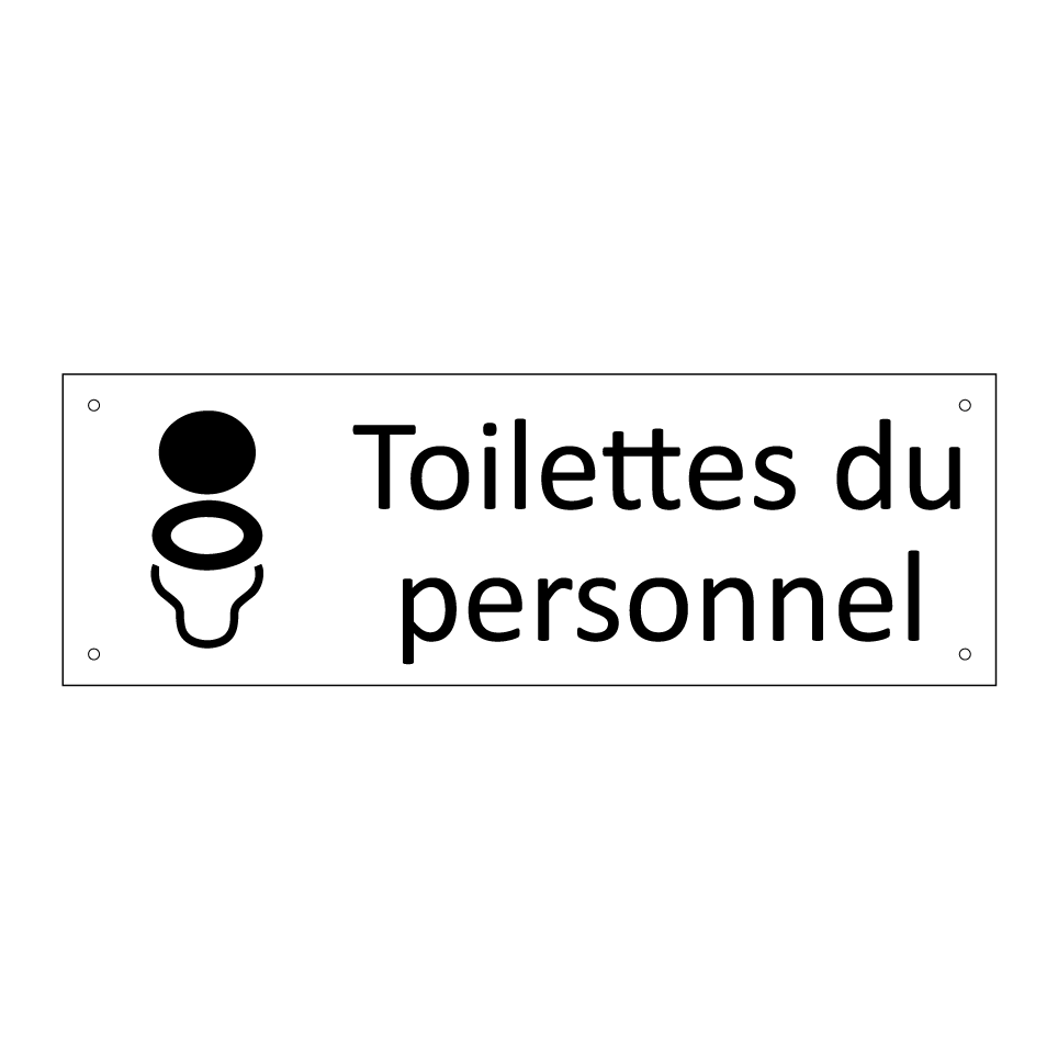 Toilettes du personnel