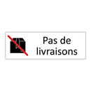 Pas de livraisons