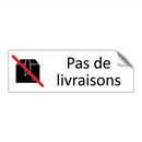 Pas de livraisons