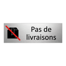 Pas de livraisons