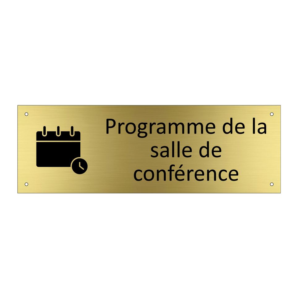 Programme de la salle de conférence