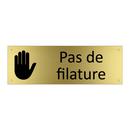 Pas de filature