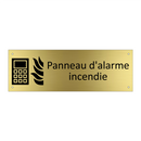 Panneau d'alarme incendie