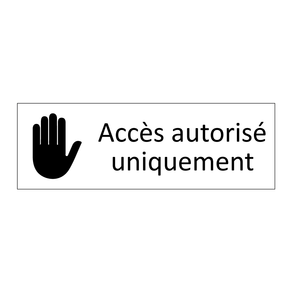 Accès autorisé uniquement