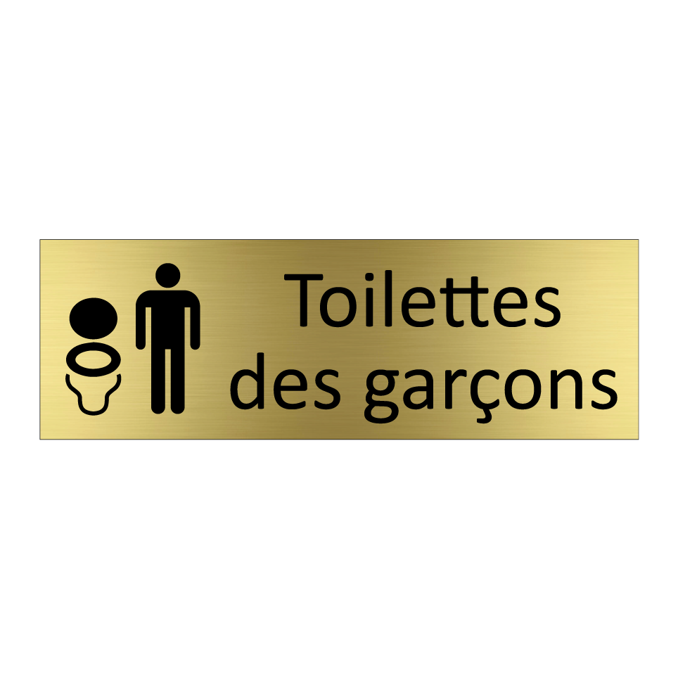 Toilettes des garçons