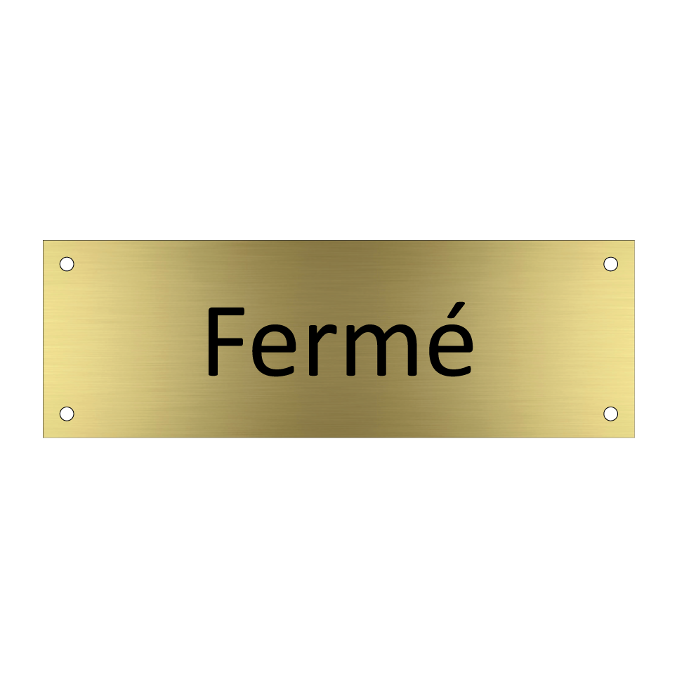 Fermé & Fermé & Fermé