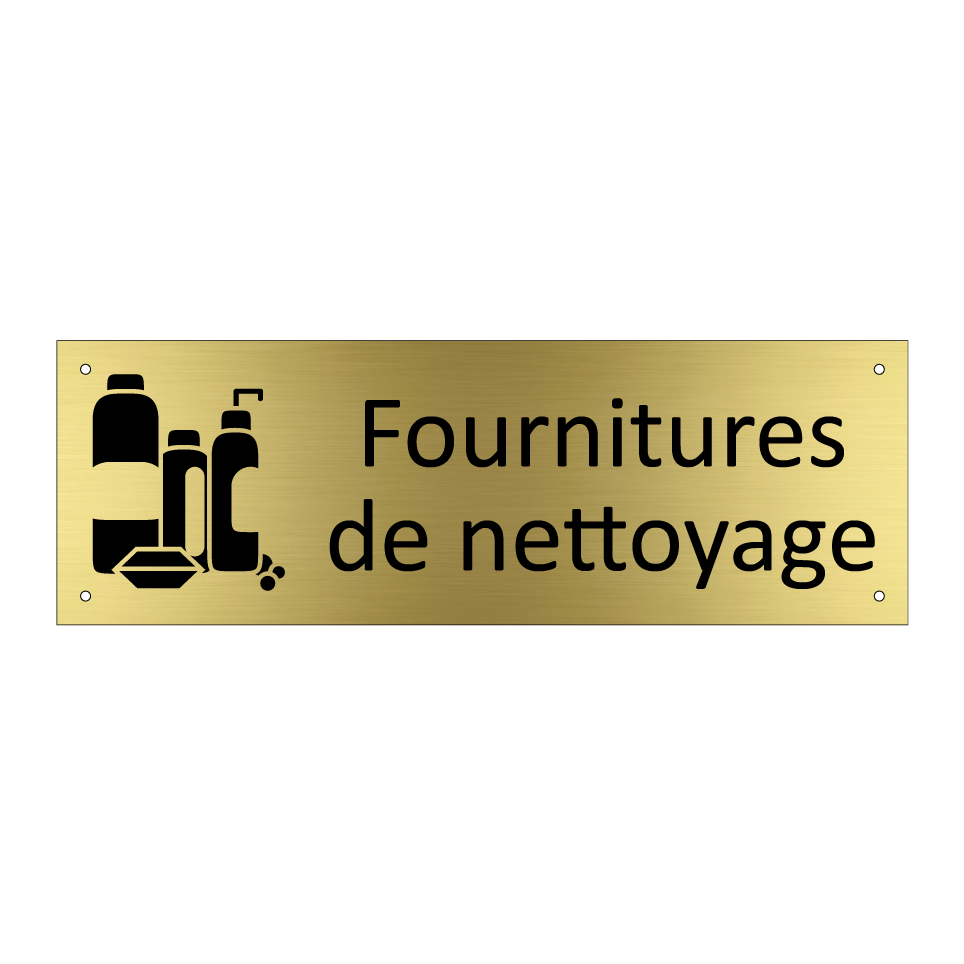 Fournitures de nettoyage