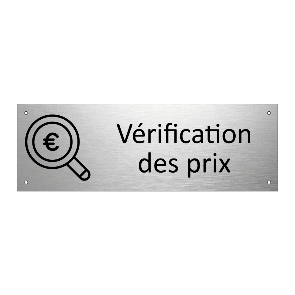 Vérification des prix