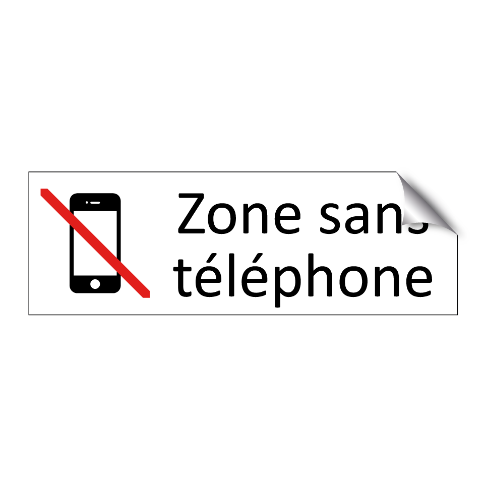 Zone sans téléphone