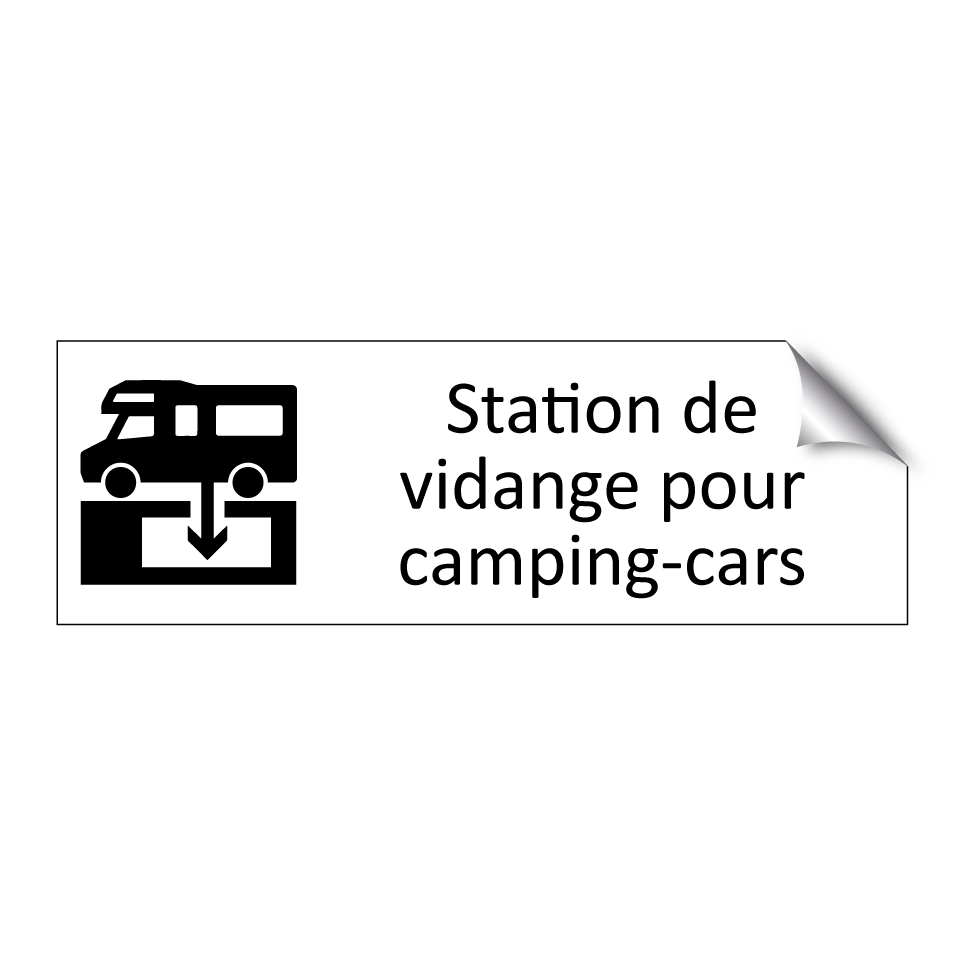Station de vidange pour camping-cars
