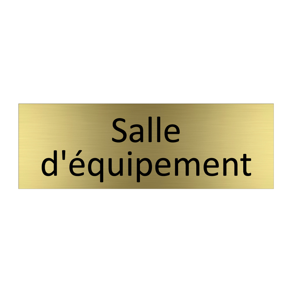 Salle d'équipement