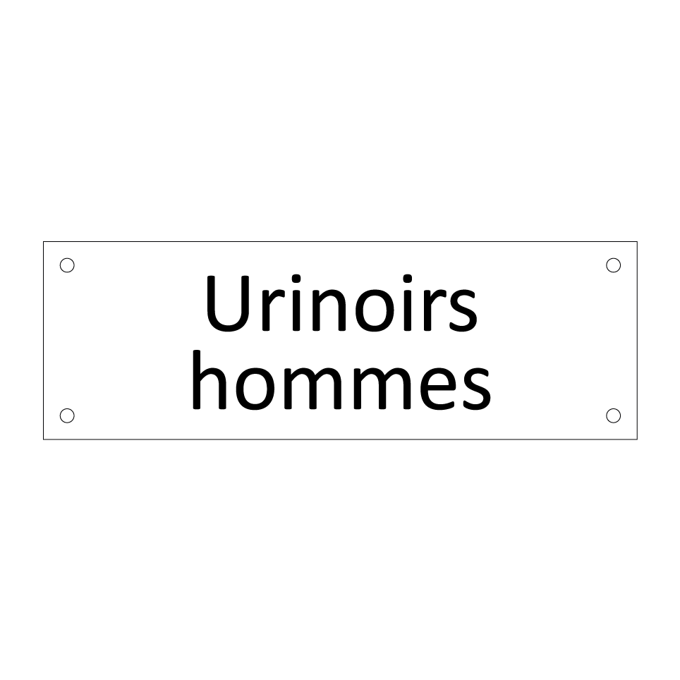 Urinoirs hommes