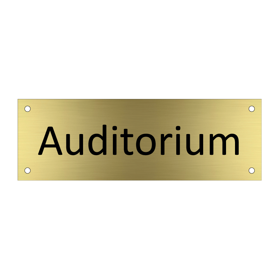 Auditorium & Auditorium & Auditorium
