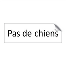 Pas de chiens