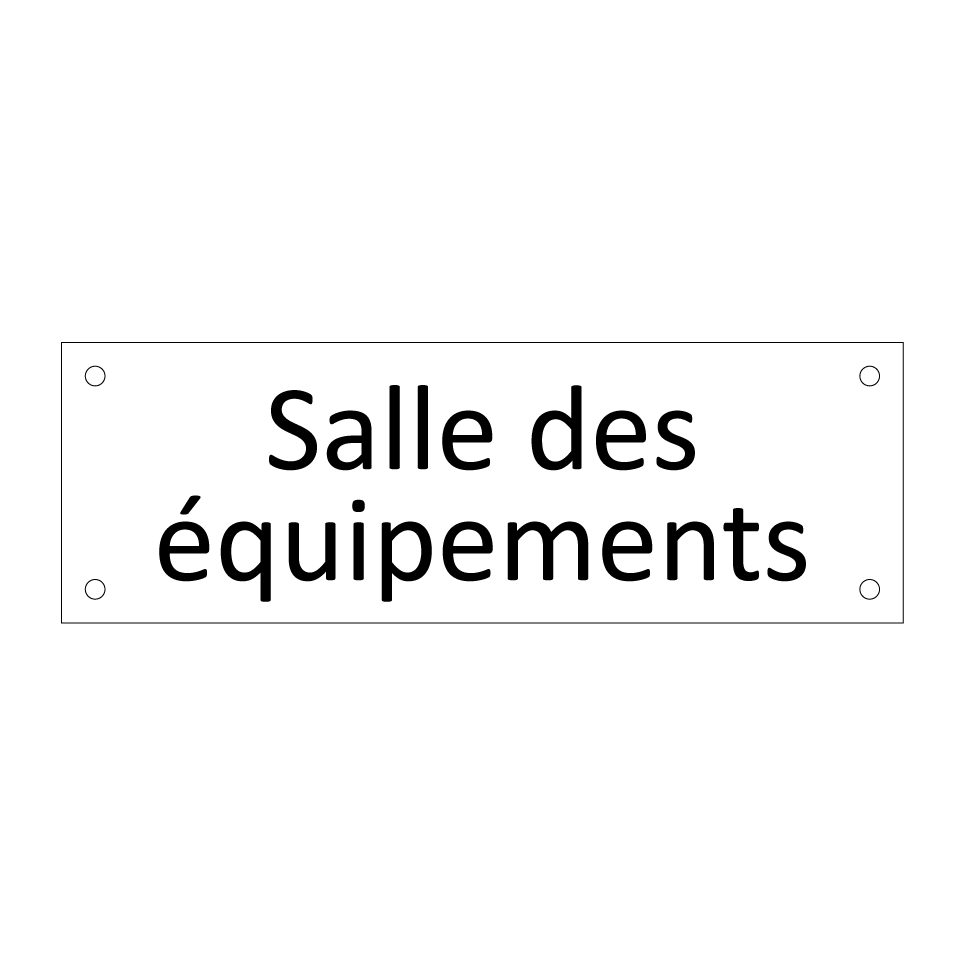 Salle des équipements